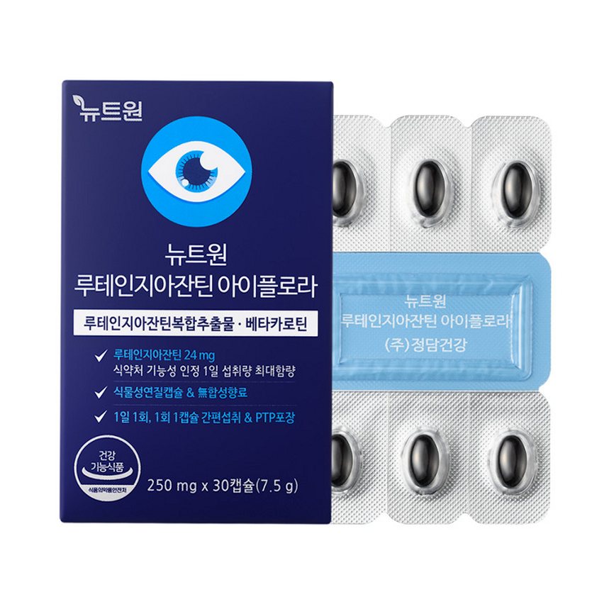 눈건강 제품 추천 뉴트원 30캡슐 구매 장단점 정리