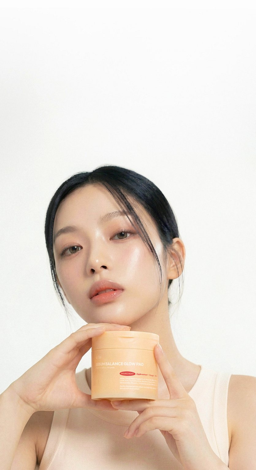 [요철제로 필링패드] 글로우 토너 패드 지우개 좁쌀 피지 모공 각질 아하 바하 60매, 3개